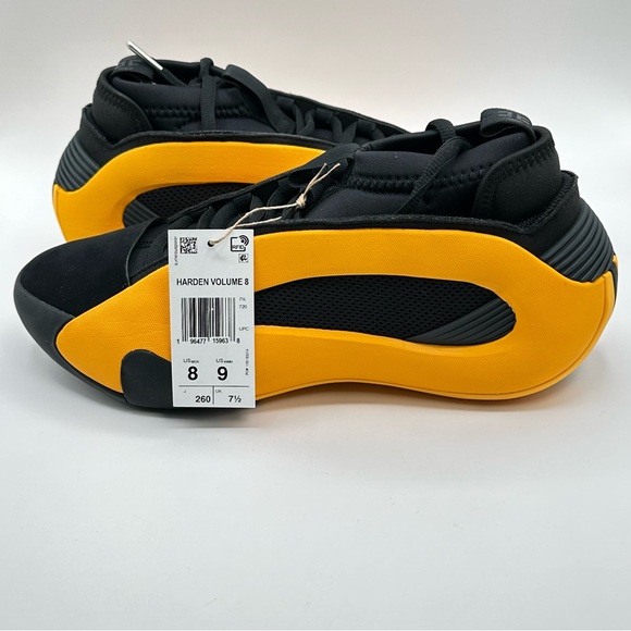 Men’s Adidas Harden Vol. 8 Crew Yellow IG6589 Basketball Shoes Sneakers Size 8 - Picture 8 of 11